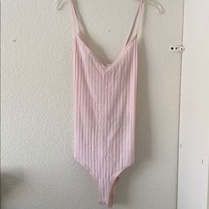 pink bodysuit